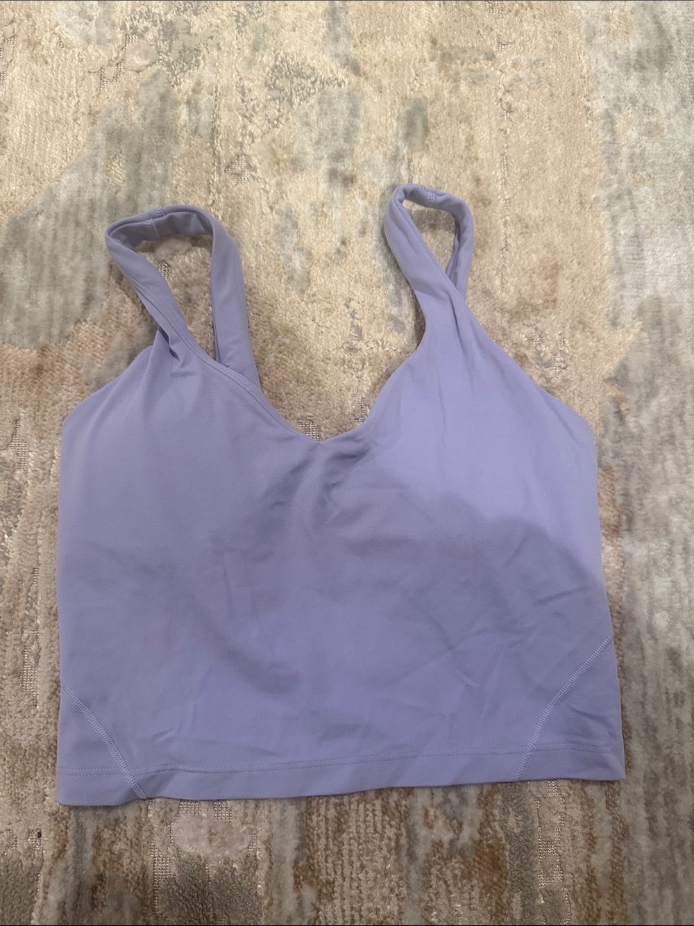 lululemon athletica Lavender Wireless Crop Tank